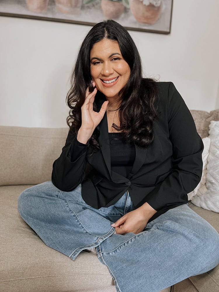 girl and man at computer working on branding and WordPress web design